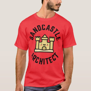 Sandcastle Architect Kids design T-Shirt
