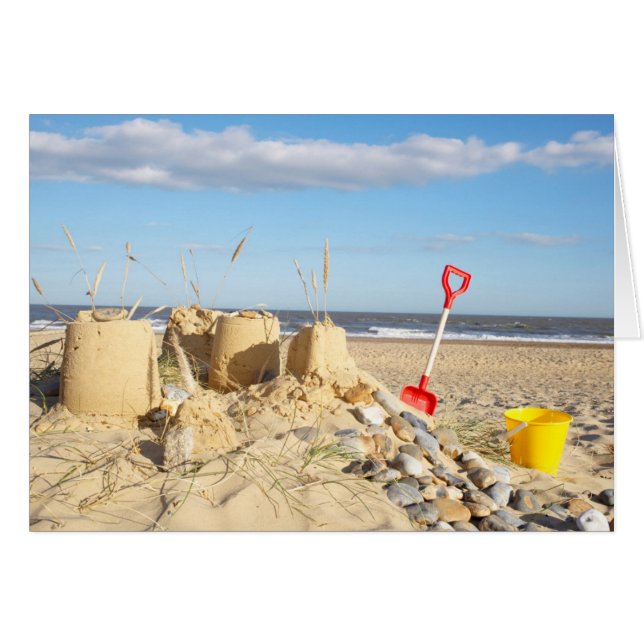 Sandcastle At Beach (Front Horizontal)