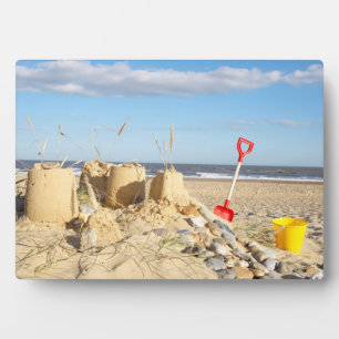 Sandcastle At Beach Plaque