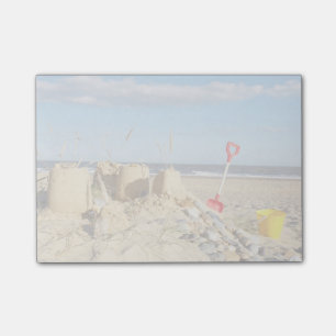 Sandcastle At Beach Post-it Notes