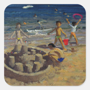 Sandcastle France 1999 Square Sticker
