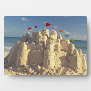 Sandcastle On Beach Plaque