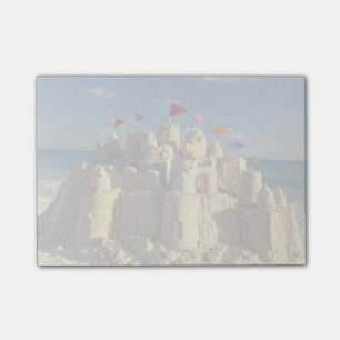 Sandcastle On Beach Post-it Notes