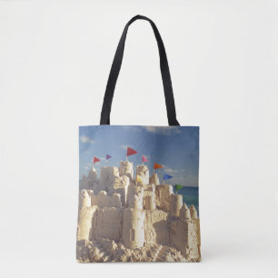 Sandcastle On Beach Tote Bag