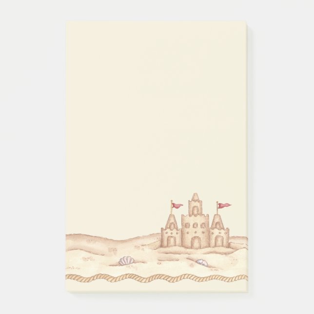Sandcastle Post-it Notes (Front)