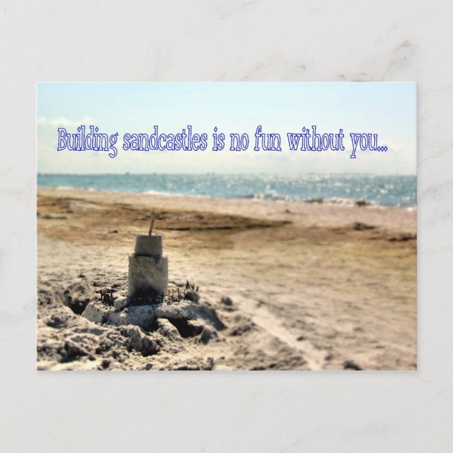 Sandcastle Postcard (Front)