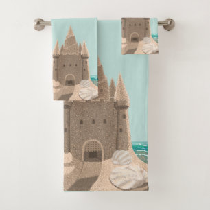 Sandcastle Seagull towel set