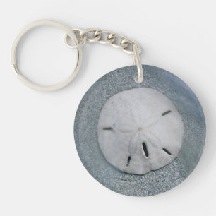 Sanddollar on Beach   Sanibel Island, Florida Key Ring