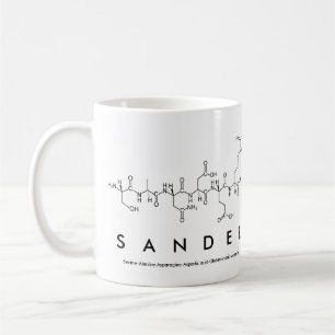 Sander peptide name mug