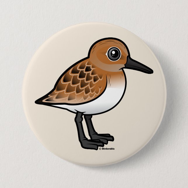 Sanderling 7.5 Cm Round Badge (Front)