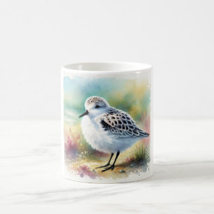 Sanderling Bird 200924AREF115 - Watercolor Coffee Mug