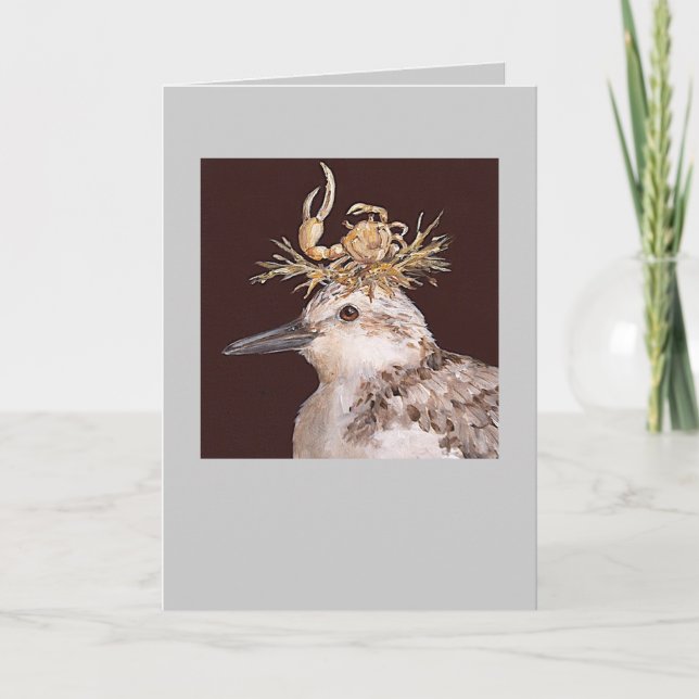 sanderling card, Gidget Card (Front)