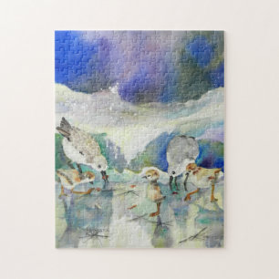 Sanderling Family Breakfast Jigsaw Puzzle