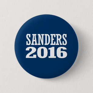 SANDERS 2016 6 CM ROUND BADGE