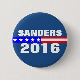 Sanders 2016 Presidential Election Campaign 6 Cm Round Badge