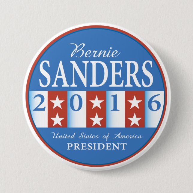 Sanders for President 7.5 Cm Round Badge (Front)