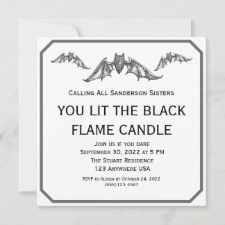 Sanderson Sister Halloween Invitation