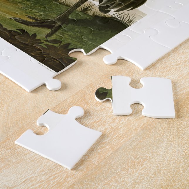 Sandhill Crane John James Audubon Birds of America Jigsaw Puzzle (Side)