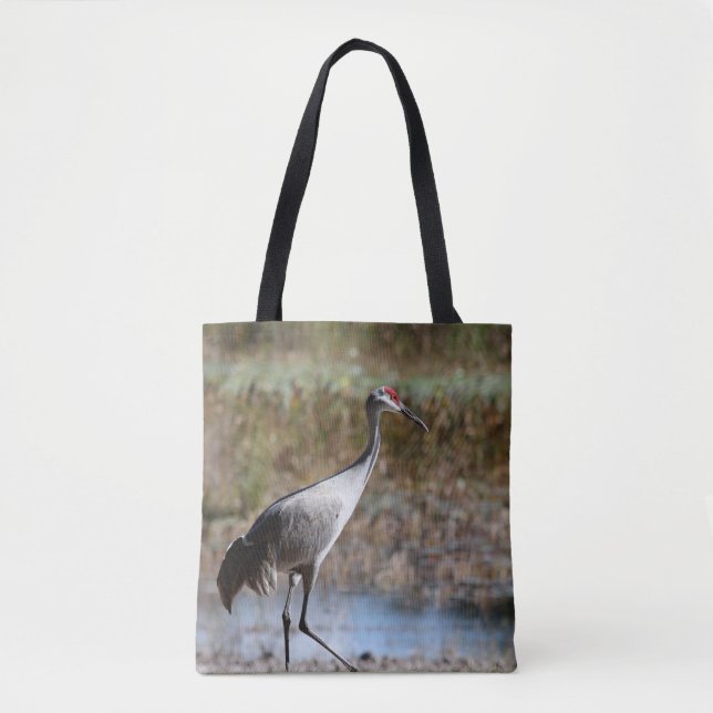 Sandhill Crane Tote Bag (Front)