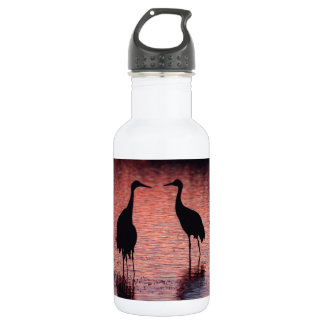 Sandhill cranes 532 ml water bottle