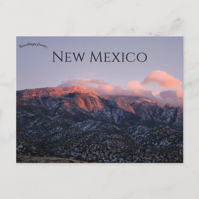 Sandia Peak New Mexico Postcard (Front)
