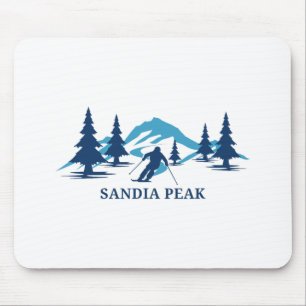 Sandia Peak New Mexico Ski Resort Skiing Skier Mouse Pad