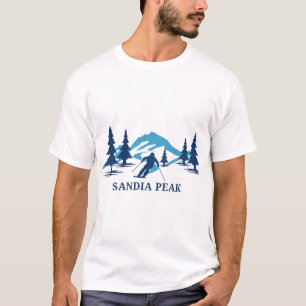 Sandia Peak New Mexico Ski Resort Skiing Skier T-Shirt