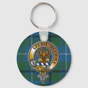 Sandilands Tartan & Badge Key Ring