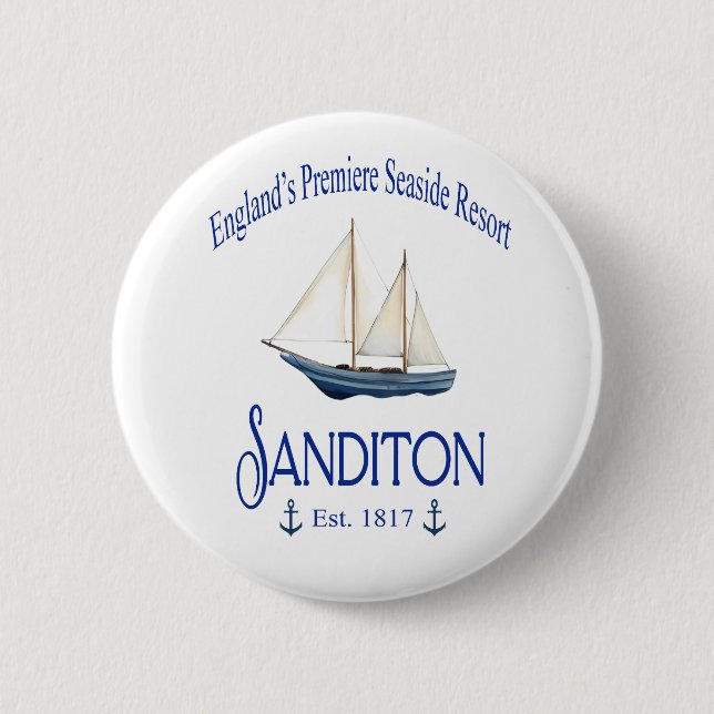 Sanditon Seaside Resort Button (Front)