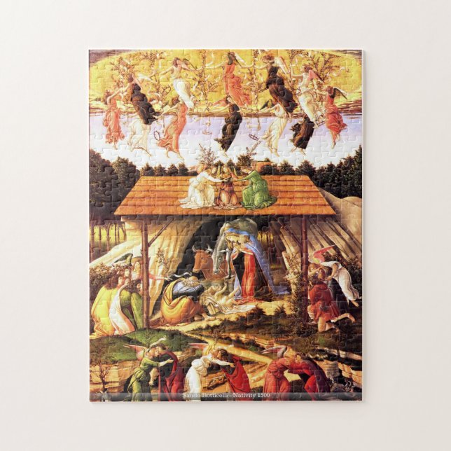 Sando Botticelli - Nativity 1500 Jigsaw Puzzle (Vertical)