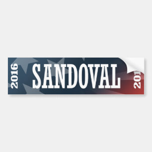 SANDOVAL 2016 BUMPER STICKER