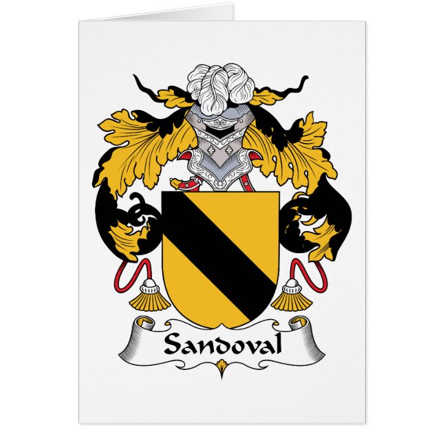 Sandoval Family Crest (Front)