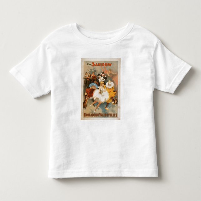 Sandow Trocadero Vaudevilles Carnival Theme Toddler T-Shirt (Front)