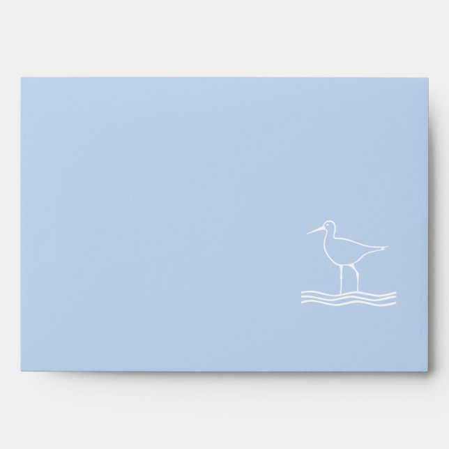 Sandpiper Card Envelope (Front)