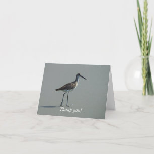 Sandpiper Pose Thank You Card