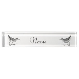 Sandpiper Shorebird Thunder_Cove Nameplate