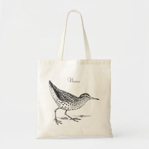 Sandpiper Shorebird Thunder_Cove Tote Bag