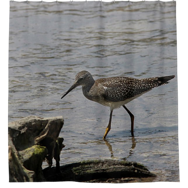 Sandpiper Shower Curtain (Front)