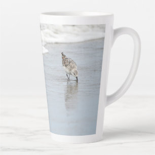Sandpipers on the Beach Photo Latte Coffee Mug