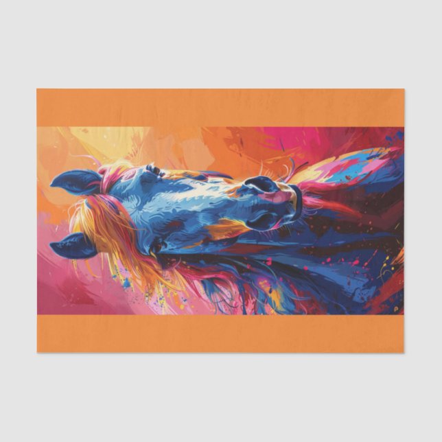 Sandra the Horse Tissue Paper (Front)