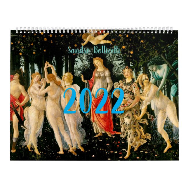 Sandro Botticelli 2022 Calendar (Cover)