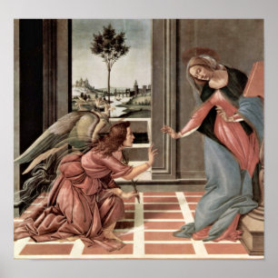Sandro Botticelli - Annunciation Poster