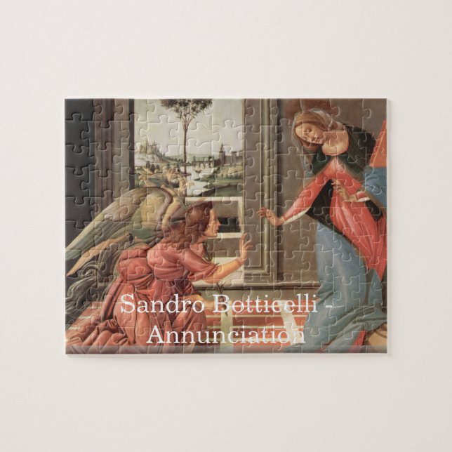 Sandro Botticelli - Annunciation puzzle (Horizontal)