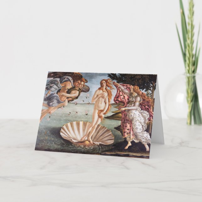 Sandro Botticelli - Birth of Venus Card (Front)