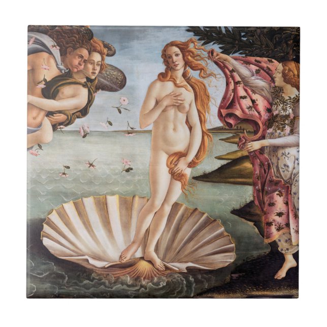 Sandro Botticelli - Birth of Venus Ceramic Tile (Front)