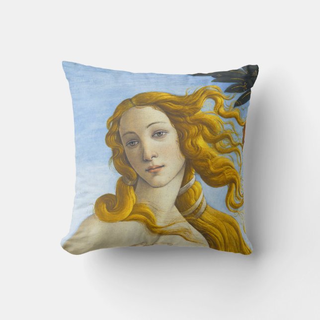 Sandro Botticelli - Birth of Venus Close-up Cushion (Front)