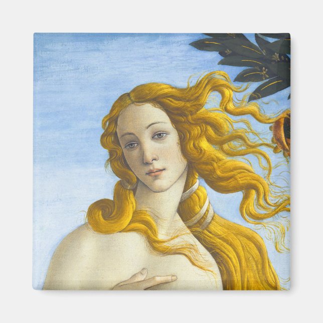 Sandro Botticelli - Birth of Venus Close-up Magnet (Front)