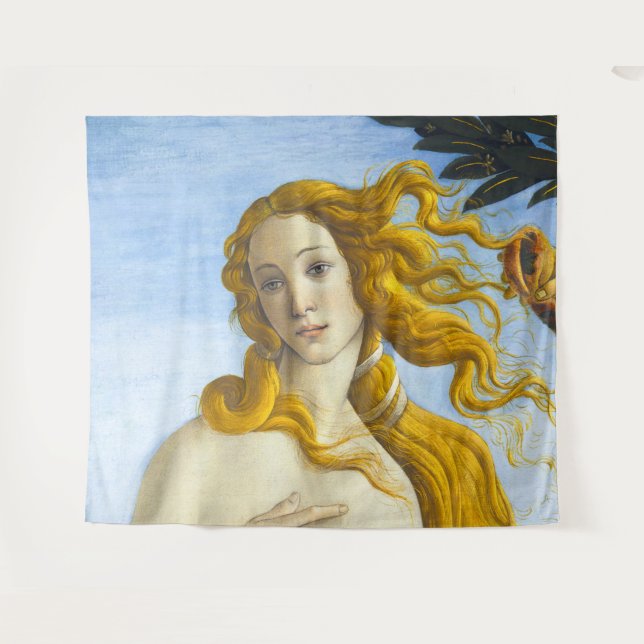 Sandro Botticelli - Birth of Venus Close-up Tapestry (Front (Horizontal))