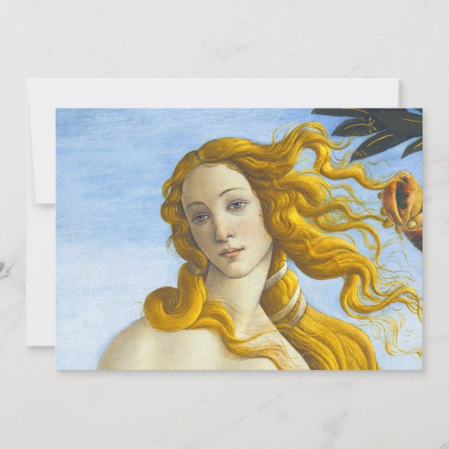 Sandro Botticelli - Birth of Venus Close-up Thank You Card (Front)