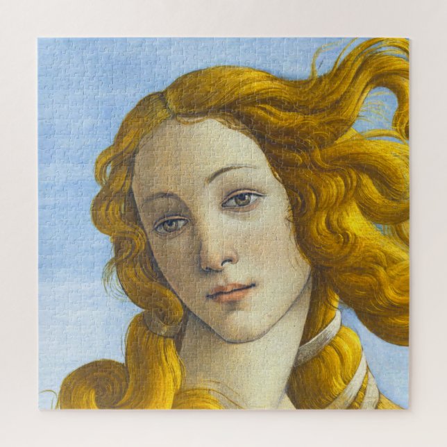 Sandro Botticelli - Birth of Venus Detail Jigsaw Puzzle (Vertical)